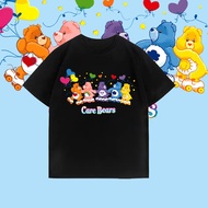 👕🎁🎀New เสื้อยืดขายดีที่สุด เสื้อยืด หมีแคร์แบร์ (Care Bear) ผ้าฝ้ายฤดูร้อนสบาย เสื้อยืดผ้าฝ้ายแท้