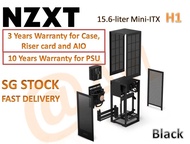 NZXT H1 case 140 watercooler, riser card, 650W SFX-L PSU, Version 1 , With New Riser Replaced , modular cables 80 Plus Gold ITX case 5.0 , LOCAL STOCK , LOCAL WARRANTY 10 Years PSU , 3 Years Other Parts