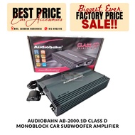 AUDIOBAHN AB-2000.1D Class D Monoblock Car Subwoofer Amplifier