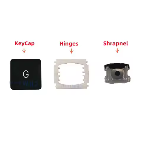 New A1534(2017)A1706 A1707 A1708 Replacement Individual G KeyCap Hinges or Shrapnel are Applicable f