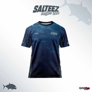 Salteez - Basic Jersey SeaBlue 2026 SS Fishing Jersey