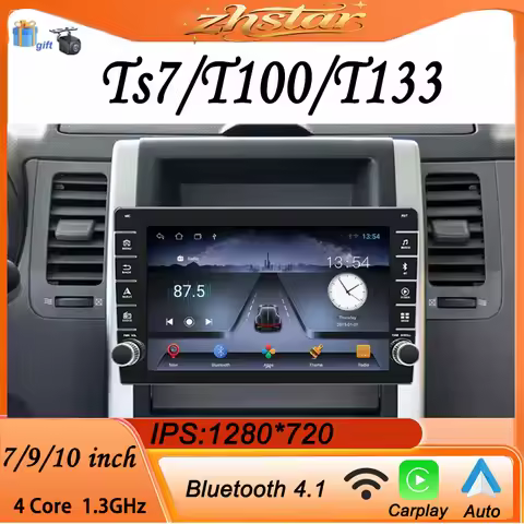 T133/T100/TS7 model car radio, automatic radio, Carplay 2 type dual speakers, all-in-one WIFI GPS ca