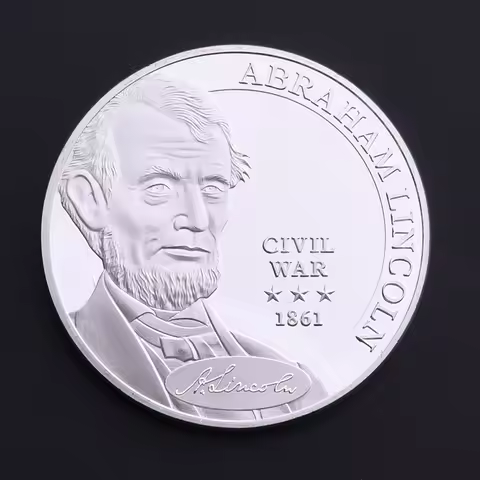 American President Abraham Lincoln 1861 Civil War Commemorative Coin
