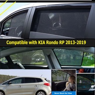 Compatible with KIA Rondo RP 2013‑2019 Magnet Car Sunshade UV Protection Car Curtains Car Accessorie