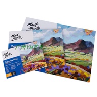 Montmartre Oil Canvas Book Hand Tearable Acrylic Canvas Board Blank Oil Canvas Board Gouache Drawing