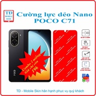 Toughened flexible phone screen protector POCO C71