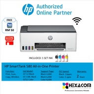 (FREE TNG RM50) HP 580 COST SAVING SMART TANK [ PRINT / SCAN / COPY / WI FI]