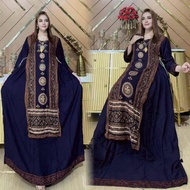 Outfit clothes Hindi Rasut Pudalika rayon pre miyum gamis 7 sleeves/8 rightTALI mayung bottomKiri LD