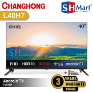 LED SMART TV 40 INCH CHANGHONG L40H7 FRAMELESS ANDROID TV ( MEDAN)