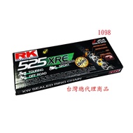 RK 525 Gold Black XRE 120L Oil Seal Chain 1098