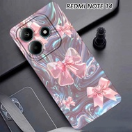HP 01-GB REDMI NOTE 14 5G Softcase - Flexible rubber material - RIBBON Motif - flexible silicone - R