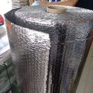 Insulasi Alumunium Foil Bubble / Peredam Panas Atap Aluminium Foil Bubble Silver (Harga Jual Per Meter)