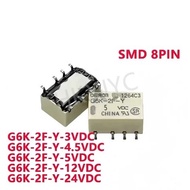 5PCS G6K-2F-Y-3VDC G6K-2F-Y-4.5VDC G6K-2F-Y-5VDC G6K-2F-Y-12VDC G6K-2F-Y-24VDC 3V 4.5V 5V 12V 24V Po