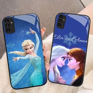 MK-58 Disney Frozen Liquid HD Glass Casing for Samsung A05S A35 A55 A24 A14 A15 A04S A34 A25 M15 A54