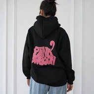 - Pink Baboon Hoodie Jumper Pullover