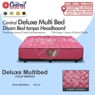 springbed central deluxe multibed - divan bed central spring bed - tanpa headboard 160 x 200 cm
