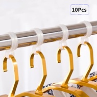 10Pcs Anti-slip Windproof Hook for Clothes Hanger Rod / Laundry Clothes Hanger Buckle Hook Clip / An