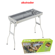 Stainless Steel Portable BBQ Grill Barbecue Outdoor Charcoal Grill Barbeque Pemanggang Arang