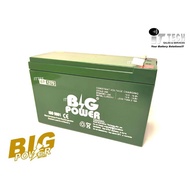 BIGPOWER 12V 7Ah Sealed Lead Acid Battery Rechargeable SLA AGM | UPS Alarm Solar CCTV Gate Motor SEO