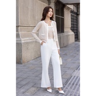 SAFFRON ESSENTIAL PANTS IN WHITE