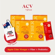 ACV Plus Fiber [Set C] : Probiotic Detox ไฟเบอร์ ดีท็อกซ์ สูตร Apple Cider Vinegar พร้อม โปรไบโอติก
