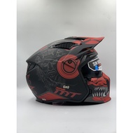 MT Street Fighter Aztec B5 Matt Red