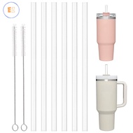 EZ Replacement Straw for Stanley 40 oz 30 oz Cup Tumbler 6 Pack Extra Long Reusable Straws for Stanl