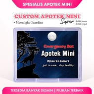 Mini Pharmacy Custom Box Super Sticker Gift Character Theme - Moonlight Guardian