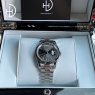 Seiko mod Daydate Roman Dial Grey 8285 Automatic Movement Watch