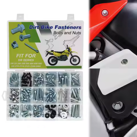 For Suzuki DR125/200SE/250/350/600/800 DR650R/RSE/SE/S DR-Z110/125/250/400 Plastic Frame Fender Body