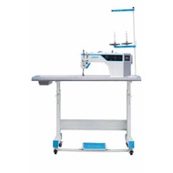 JACK A4C MESIN JAHIT LURUS AUTOMATIC COMPLETE SET MEJA STAND & ROLLER/JACK A4C DIRECT DRIVE LOCKSTIT
