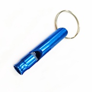 1Pc Survival Whistle Multifunctional Aluminum Alloy Emergency Survival Whistle Keychain Camping Hiking Outdoor Sport EDC Tool