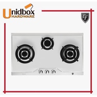 EF EFH 3763 TN VSB 78CM Stainless Steel Gas Hob/EF/3 Burners/Kitchen Appliances/Cooking Hobs/Gas Sto