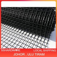 1METER X 1METER UV RESISTANT PVC GATE GUARD MESH ~BLACK (PVC sQUARE MESH)