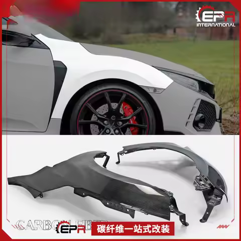 For Honda Civic FK7/FK8 Type R Carbon Fiber Front Fender