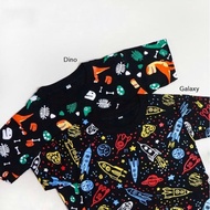 HITAM Hmkids maryam 24s baby kids basic black short sleeve t-shirt