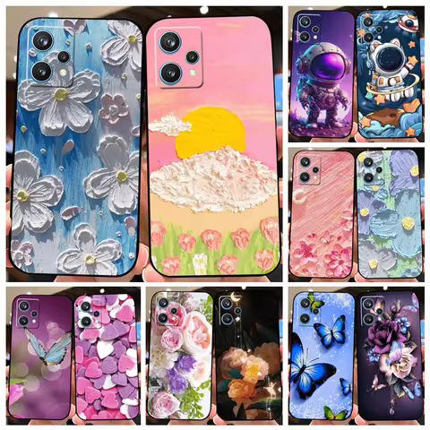 Case For Realme 9 9i 4G Fundas 9i 5G Shockproof Silicone TPU Cute Phone Cover For OPPO Realme9 Pro C
