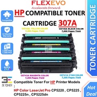 307A CE740A Black CE741A Cyan CE742A Yellow CE743A Magenta Toner Cartridge Compatible for CP5220 CP5