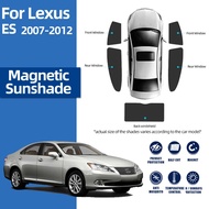 For Lexus ES 2006-2012 250 ES350 ES240 Magnetic Car Sunshade Shield Front Windshield Curtain Rear Side Window Sun Shade Visor