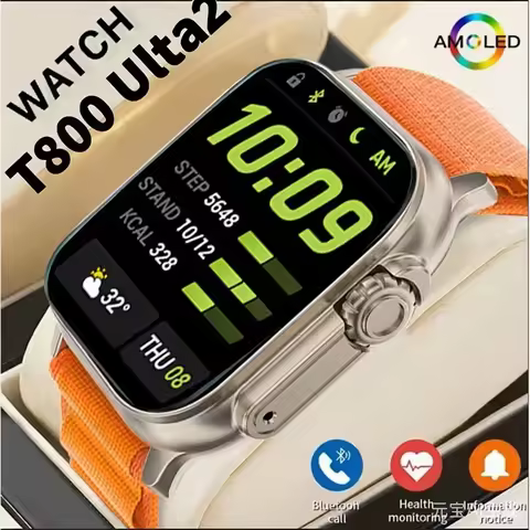 Original T800 Ultra2 Smart Watches 2.19 Inch Smart Watch Bluetooth Call IWO Series 8 Sports Smartwat