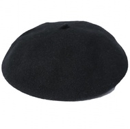 417 EDIFICE Wool Beret, Free Size, BLACK, Hat [Used] [417 EDIFICE]