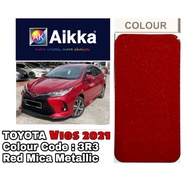 TOYOTA VIOS 2021 3R3 RED MICA METALLIC 2K CAR PAINT / CAT KERETA