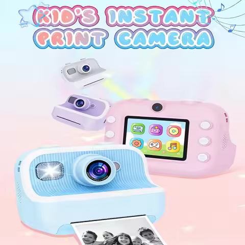 M8 Digital Instant Camera Instant Printing High-Definition Photography Portable Print-Ready Camera k