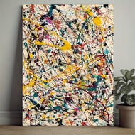 Fun Art, Comic Style, Pollock-style Canvas Art, Abstract Art, Pollock-style Canvas Prints