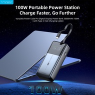 Vyvylabs 100W 20000mAh Super Fast Charging 100W PD3.0/PPS/FCP Digital Display PowerBank Built In Typ