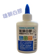 Lion White Glue GU-402/100g, Washable Safe Non-Toxic, Taiwan