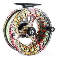 Maxcatch ECO Large Arbor Fly Fishing Reel (3/4wt 5/6wt 7/8wt) and Pre-Loaded Fly Reel with Line Comb