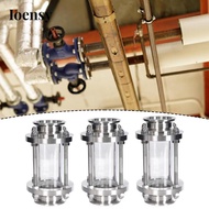Ioensy Straight Sight Glass, Liquid Level Observation, Inline Sight Glass Indicator for Beverages