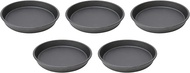 Set of 5, Diameter 7.5 inches (19 cm) Round Iron Plate, 7.5 x 0.8 inches (19 x 2.2 cm) | Steak Plate