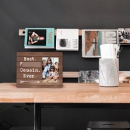 FONDCANYON Best Cousin Ever Picture Photo Frame, Best Cousin Ever Cousins Present Picture Frame, Bes